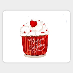 Happy Birthday Cupcake! Sticker